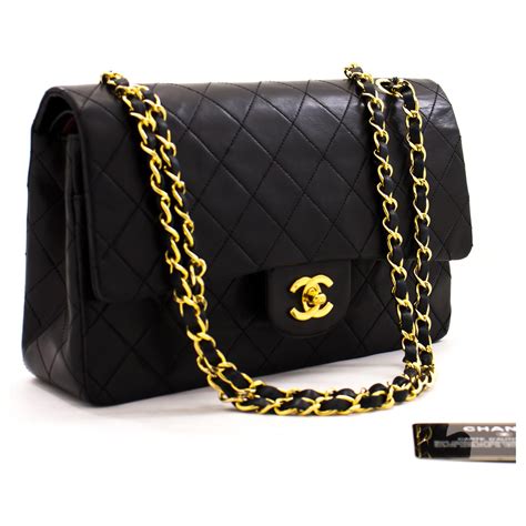 white and black chanel bag|authentic chanel bag price.